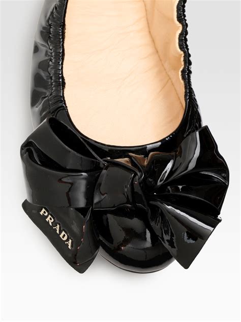 prada black balet flats|prada flat boots.